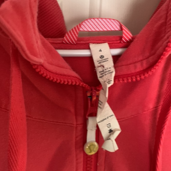 Lululemon zip up pink sweatshirt size 4 - Picture 2 of 6